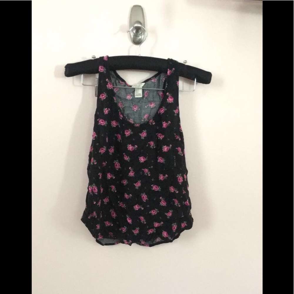 Black Floral top